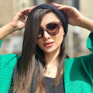 برند تام فورد فریم کائوچو گربه ای رنگ دودی جذاب
