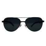 عینک آفتابی تخم مرغی کارتیر Cartier مدل P8344 مشکی